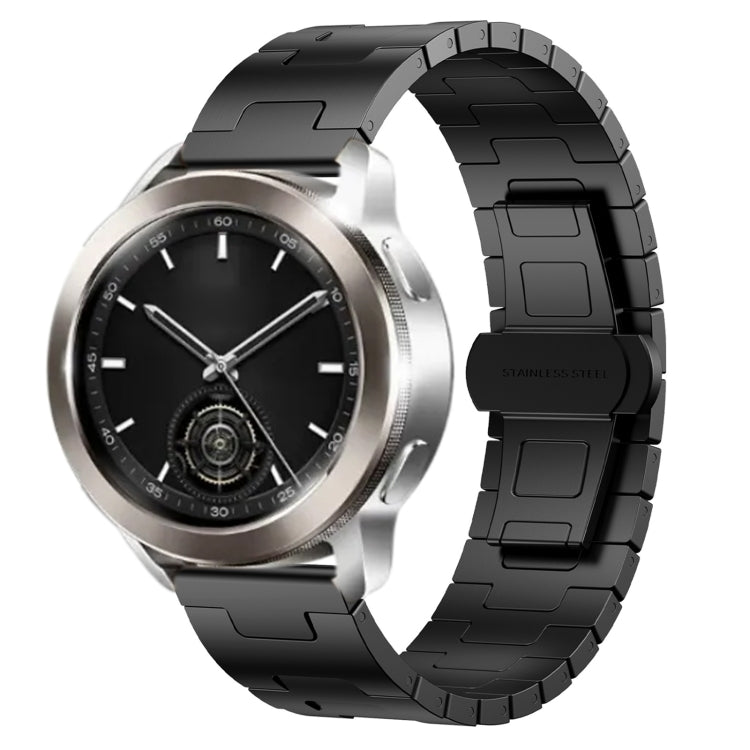 For Xiaomi Watch S3 Titanium Alloy 22mm Metal Watch Band(Black) - free shipping - PMc TechLife - Order now!