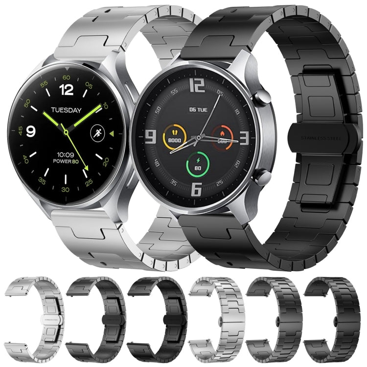 For Xiaomi Watch S2 Titanium Alloy 22mm Metal Watch Band(Titanium Color) - free shipping - PMc TechLife - Order now!