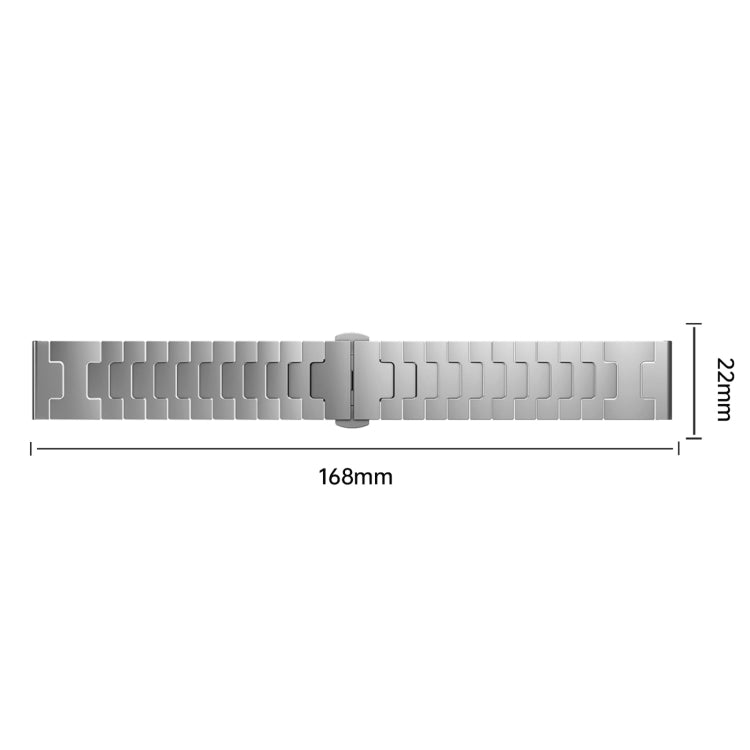 For Xiaomi Watch Color Titanium Alloy 22mm Metal Watch Band(Black) - free shipping - PMc TechLife - Order now!