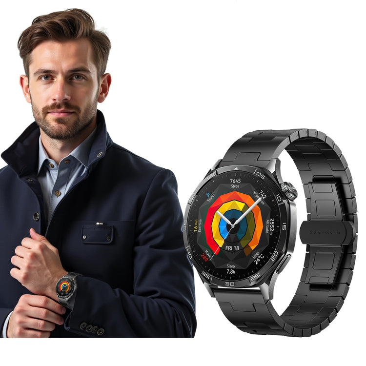 For Xiaomi Watch Color Titanium Alloy 22mm Metal Watch Band(Black) - free shipping - PMc TechLife - Order now!