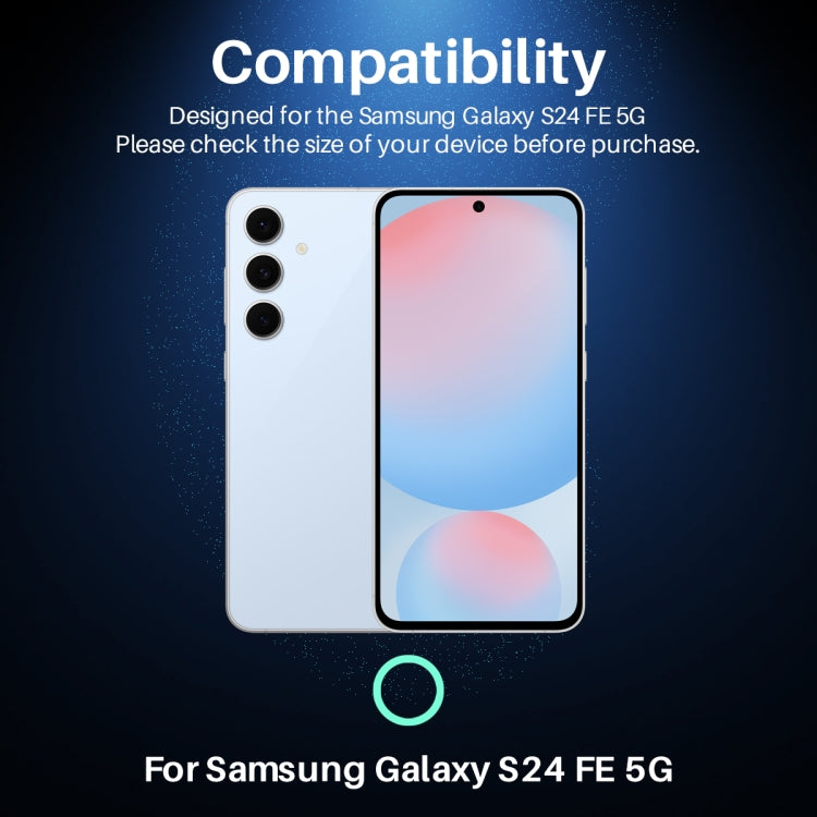 For Samsung Galaxy S24 FE 5G NORTHJO Camera Lens Protector CD Metal Ring Tempered Glass Film(Blue) - free shipping - PMC Jewellery - Order now!
