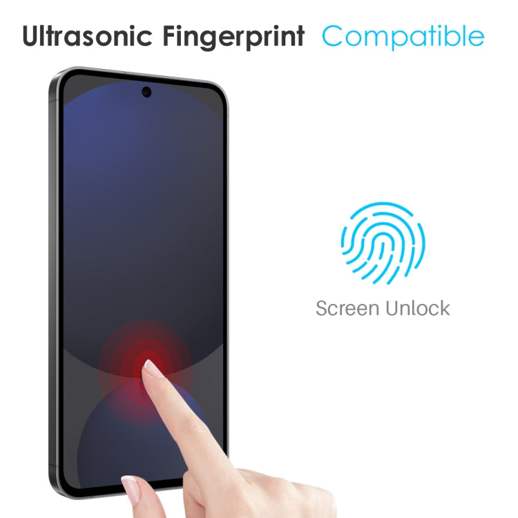 For Samsung Galaxy S25+ 5G NORTHJO TPU Case with Screen and Lens Film, Support Fingerprint Unlock(Transparent) - free shipping - PMC Jewellery - Order now!