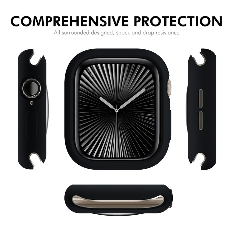 For Apple Watch Series 10 42mm ENKAY Hat-Prince 2 in 1 Candy Color TPU Watch Case with Full Coverage PMMA Soft Film(Green) - free shipping - PMc TechLife - Order now!