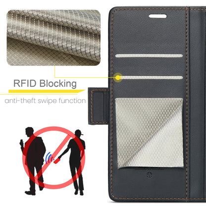 For OPPO Reno12 Pro 5G Global CaseMe 023 Butterfly Buckle Litchi Texture RFID Anti-theft Leather Phone Case(Black) - Reno12 Pro Cases by CaseMe | Online Shopping South Africa | PMC Jewellery | Buy Now Pay Later Mobicred