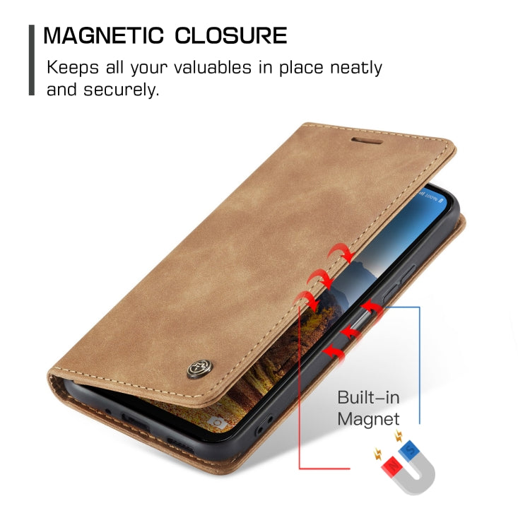 For Samsung Galaxy A16 5G CaseMe 013 Multifunctional Horizontal Flip Leather Phone Case(Brown) - Galaxy Phone Cases by CaseMe | Online Shopping South Africa | PMC Jewellery | Buy Now Pay Later Mobicred