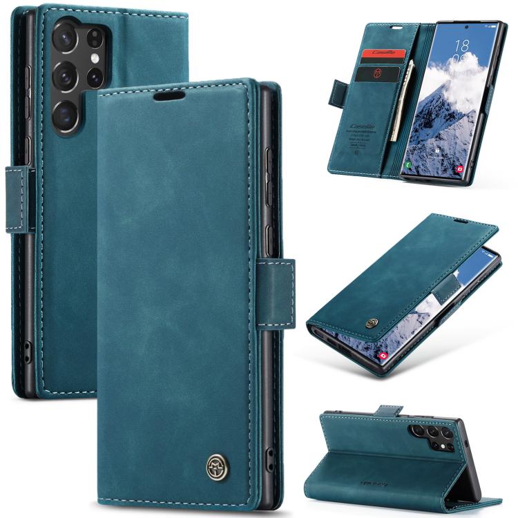 For Samsung Galaxy S25 Ultra 5G CaseMe 013 Multifunctional Horizontal Flip Leather Phone Case(Blue) - Galaxy S25 Ultra 5G Cases by CaseMe | Online Shopping South Africa | PMC Jewellery | Buy Now Pay Later Mobicred