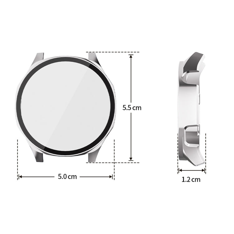 For Huawei Watch GT 5 46mm ENKAY Hat-Prince Tempered Glass Film Integrated PC Watch Case(Silver) - free shipping - PMc TechLife - Order now!