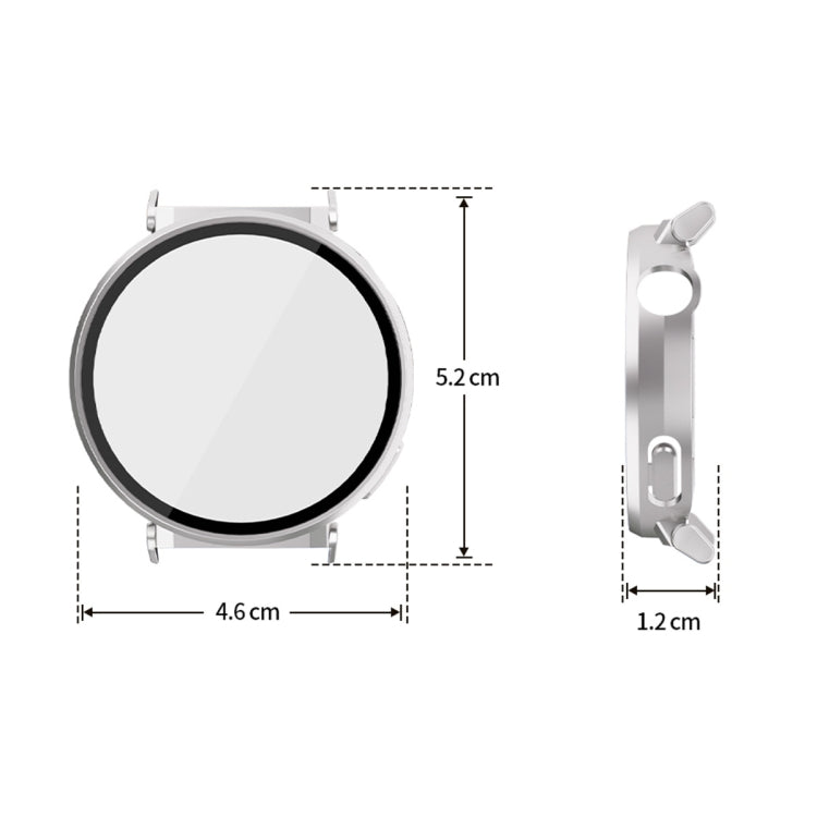 For Huawei Watch GT 5 Pro 42mm ENKAY Hat-Prince Tempered Glass Film Integrated PC Watch Case(White) - free shipping - PMc TechLife - Order now!