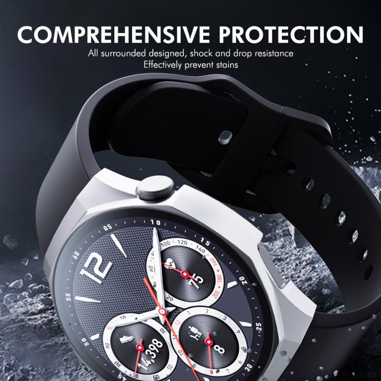 For Huawei Watch GT 5 Pro 42mm ENKAY Hat-Prince Tempered Glass Film Integrated PC Watch Case(Pink) - free shipping - PMc TechLife - Order now!