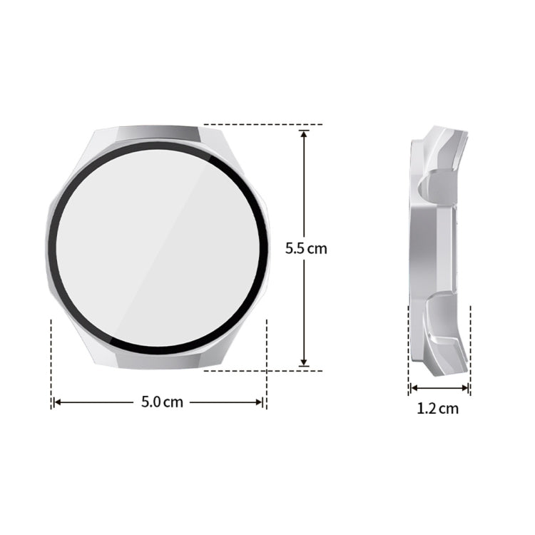 For Huawei Watch GT 5 Pro 46mm ENKAY Hat-Prince Tempered Glass Film Integrated PC Watch Case(Dark Green) - free shipping - PMc TechLife - Order now!