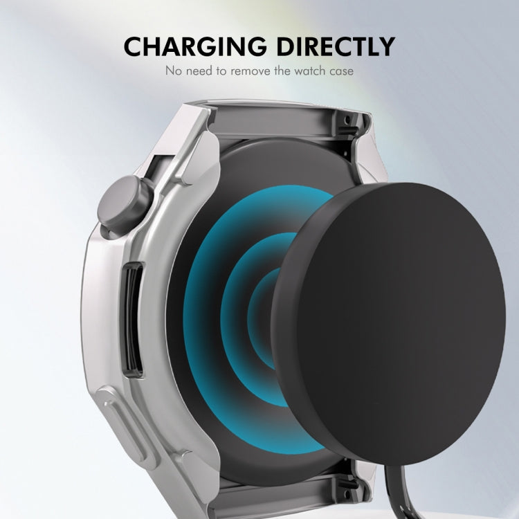 For Huawei Watch GT 5 Pro 46mm ENKAY Hat-Prince Electroplated Soft TPU Watch Case with Screen Film(Silver) - free shipping - PMc TechLife - Order now!