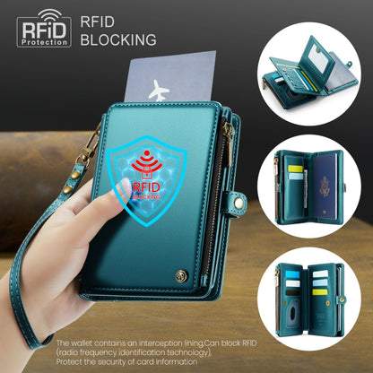 CaseMe-Me60 Multi-functional Anti-theft Swipe Passport Wallet(Green) -  by CaseMe | Online Shopping South Africa | PMC Jewellery | Buy Now Pay Later Mobicred