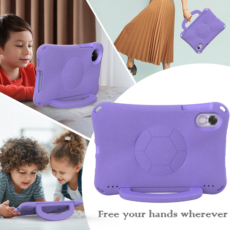 For Honor Pad X9 Handle Football Shaped EVA Shockproof Tablet Case(Light Purple) - Honor by PMC TechLife | Online Shopping South Africa | PMC TechLife | Buy Now Pay Later Mobicred