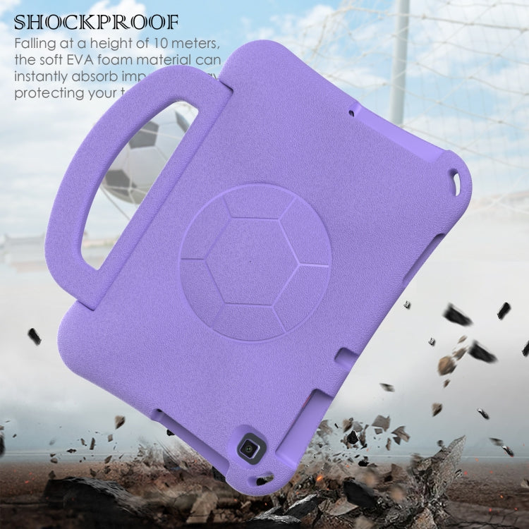 For Honor Pad X8 / X8 Lite 10.1 Handle Football Shaped EVA Shockproof Tablet Case(Light Purple) - Honor by PMC TechLife | Online Shopping South Africa | PMC TechLife | Buy Now Pay Later Mobicred