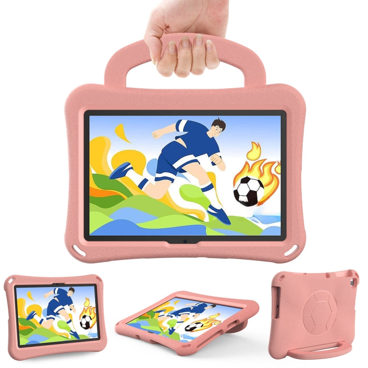 For Honor Pad X8 / X8 Lite 10.1 Handle Football Shaped EVA Shockproof Tablet Case(Light Pink) - Honor by PMC TechLife | Online Shopping South Africa | PMC TechLife | Buy Now Pay Later Mobicred