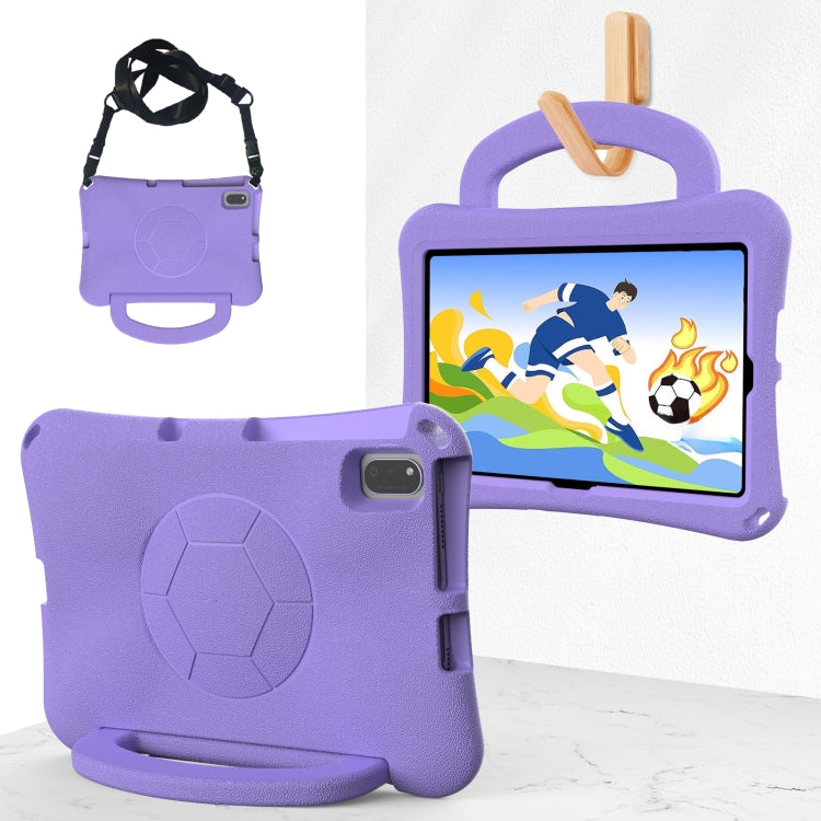 For Honor Pad V7 10.4 2024 Handle Football Shaped EVA Shockproof Tablet Case(Light Purple) - Honor by PMC TechLife | Online Shopping South Africa | PMC TechLife | Buy Now Pay Later Mobicred