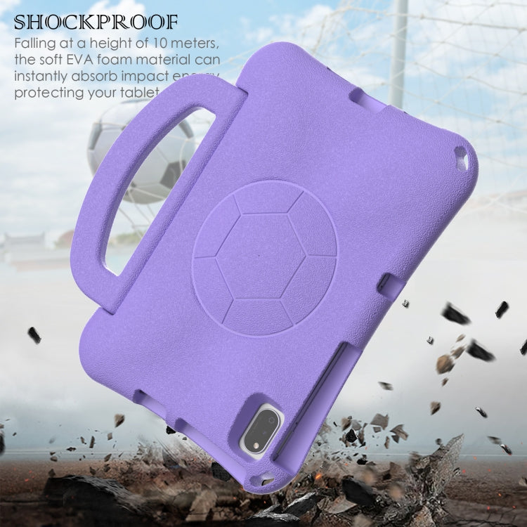 For Honor Pad V7 10.4 2024 Handle Football Shaped EVA Shockproof Tablet Case(Light Purple) - Honor by PMC TechLife | Online Shopping South Africa | PMC TechLife | Buy Now Pay Later Mobicred