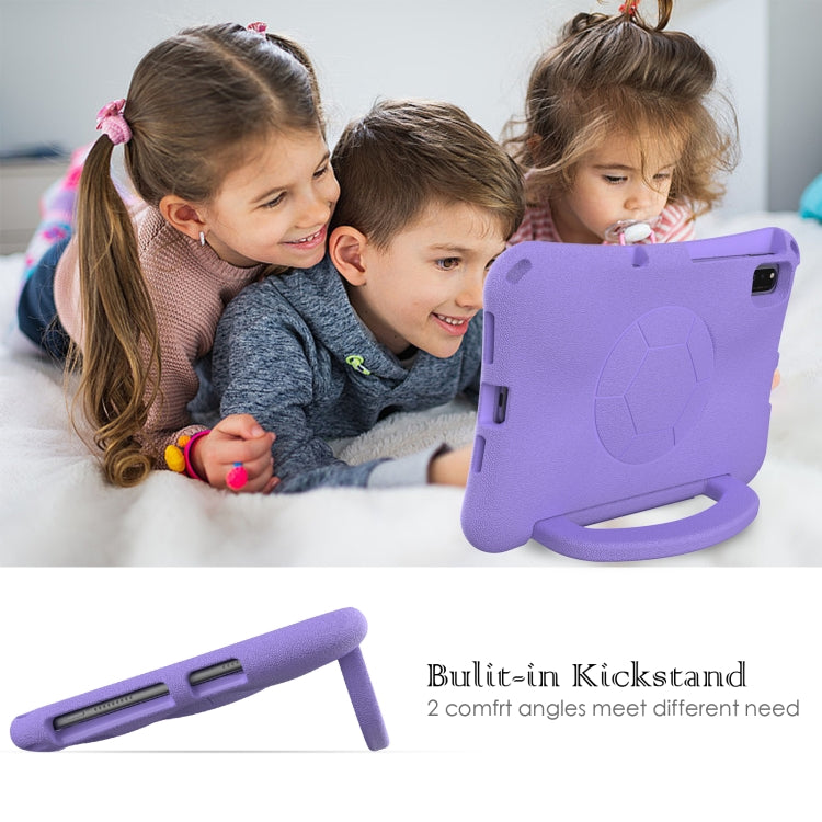 For Honor Pad V6 10.4 2024 Handle Football Shaped EVA Shockproof Tablet Case(Light Purple) - Honor by PMC TechLife | Online Shopping South Africa | PMC TechLife | Buy Now Pay Later Mobicred
