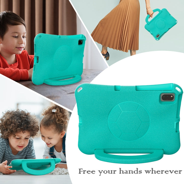 For Honor Pad V6 10.4 2024 Handle Football Shaped EVA Shockproof Tablet Case(Mint  Green) - Honor by PMC TechLife | Online Shopping South Africa | PMC TechLife | Buy Now Pay Later Mobicred