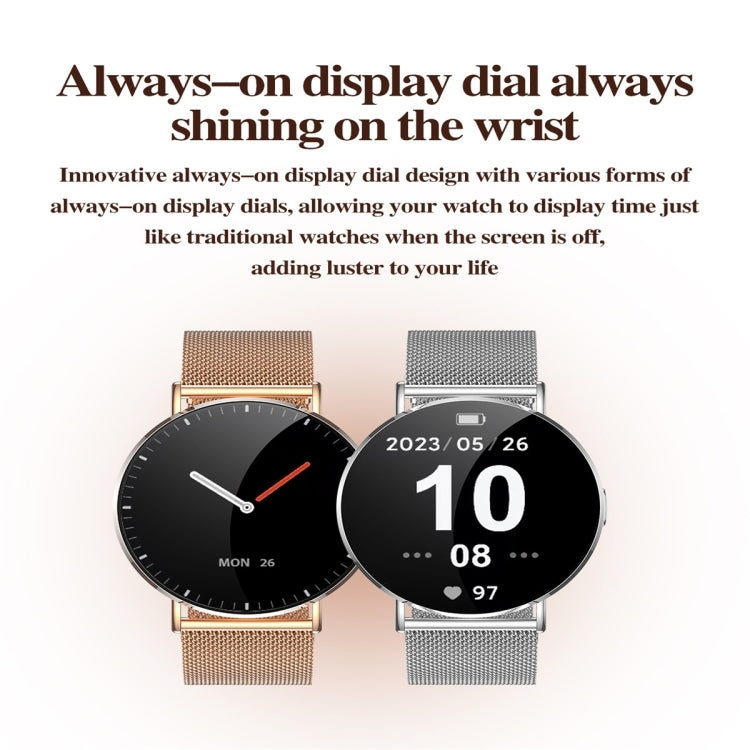 KM88 1.32 inch Color Screen Smart Watch, Support Bluetooth Call / Health Monitoring(Gold) - Smart Watches by PMC TechLife | Online Shopping South Africa | PMC TechLife | Buy Now Pay Later Mobicred