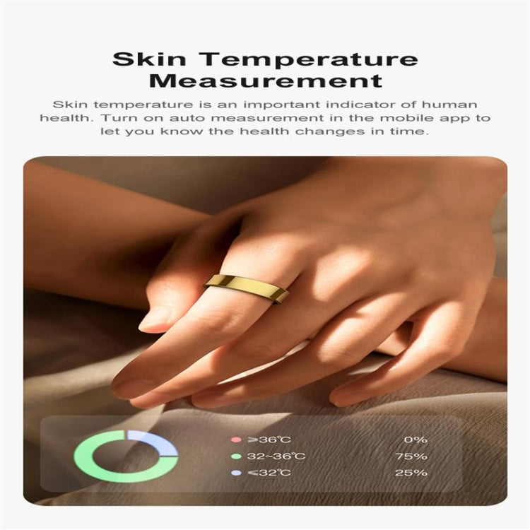 R09 SIZE 9 Smart Ring, Support Heart Rate / Blood Oxygen / Sleep Monitoring / Multiple Sports Modes(Silver) - Smart Rings / Smart Telephones by PMC TechLife | Online Shopping South Africa | PMC TechLife | Buy Now Pay Later Mobicred