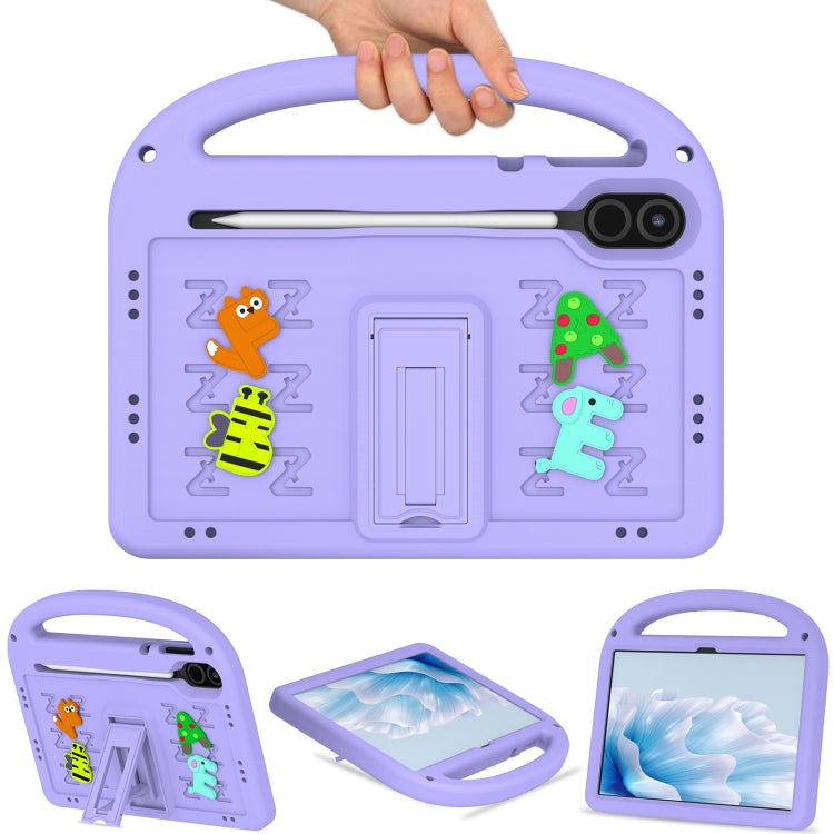 For Honor Pad X9 11.5  Cartoon Sparrow EVA Shockproof Tablet Case(Taro Purple) - Honor by PMC TechLife | Online Shopping South Africa | PMC TechLife | Buy Now Pay Later Mobicred