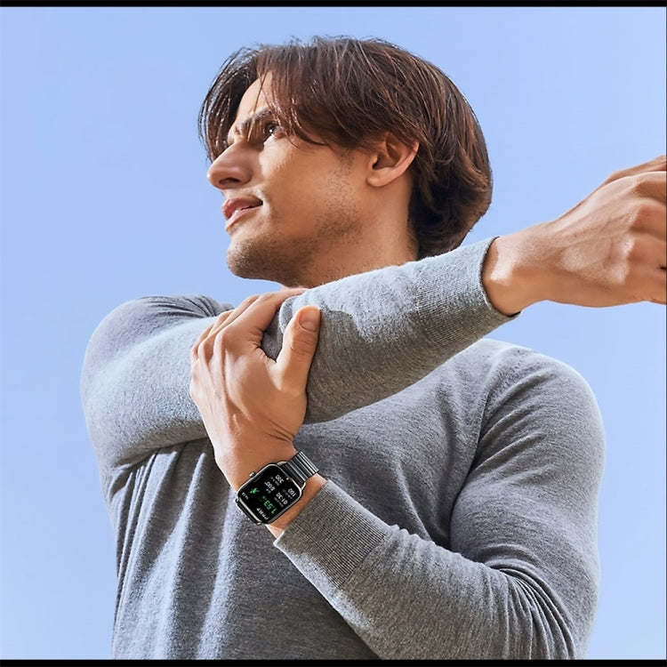 KL08 2.04 inch Color Screen Smart Watch Steel Strap, Support Bluetooth Call(Silver) - Smart Watches by PMC TechLife | Online Shopping South Africa | PMC TechLife | Buy Now Pay Later Mobicred