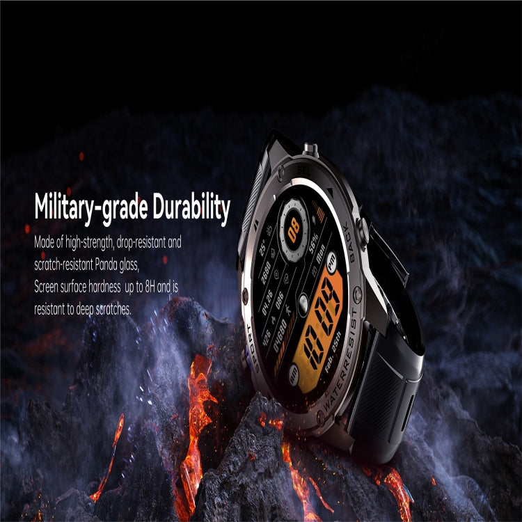 DM56 1.43 inch Color Screen Smart Watch, Support Bluetooth Call / Health Monitoring(Black) - Smart Watches by PMC TechLife | Online Shopping South Africa | PMC TechLife | Buy Now Pay Later Mobicred