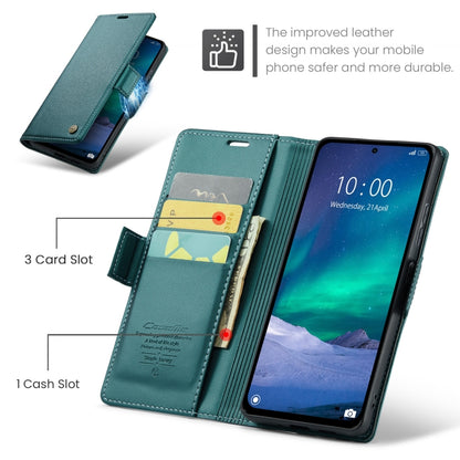 For Redmi Note 14 5G CaseMe 023 Butterfly Buckle Litchi Texture RFID Anti-theft Leather Phone Case(Green) - Note 14 Cases by CaseMe | Online Shopping South Africa | PMC Jewellery | Buy Now Pay Later Mobicred