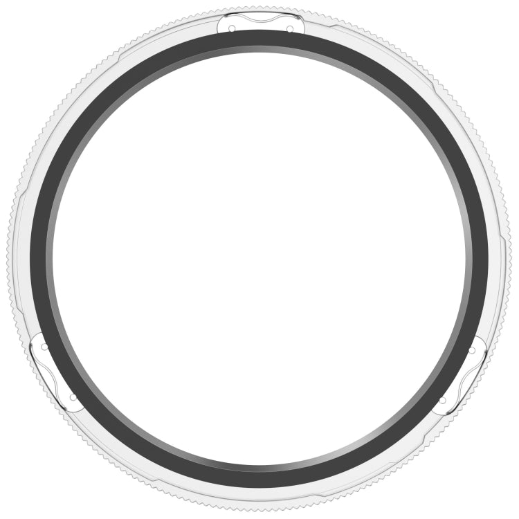 For Xiaomi Watch S4 Tempered Glass Film Hybrid Stainless Steel Watch Protective Ring(Scale Silver) - free shipping - PMC TechLife - Order now!