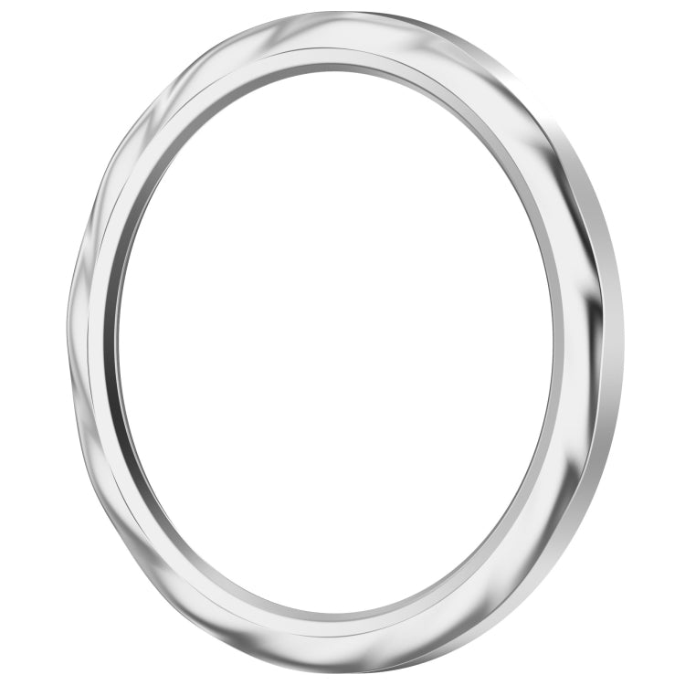 For Xiaomi Watch S4 Tempered Glass Film Hybrid Stainless Steel Watch Protective Ring(Silver Thread) - free shipping - PMC TechLife - Order now!