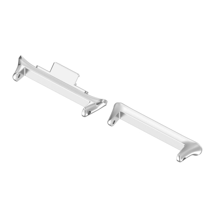 For Xiaomi Smart Band 9 Pro 1 Pair 20mm 316 Stainless Steel Metal Watch Band Connector(Silver) - For Xiaomi by PMc TechLife | Online Shopping South Africa | PMc TechLife | Buy Now Pay Later Mobicred
