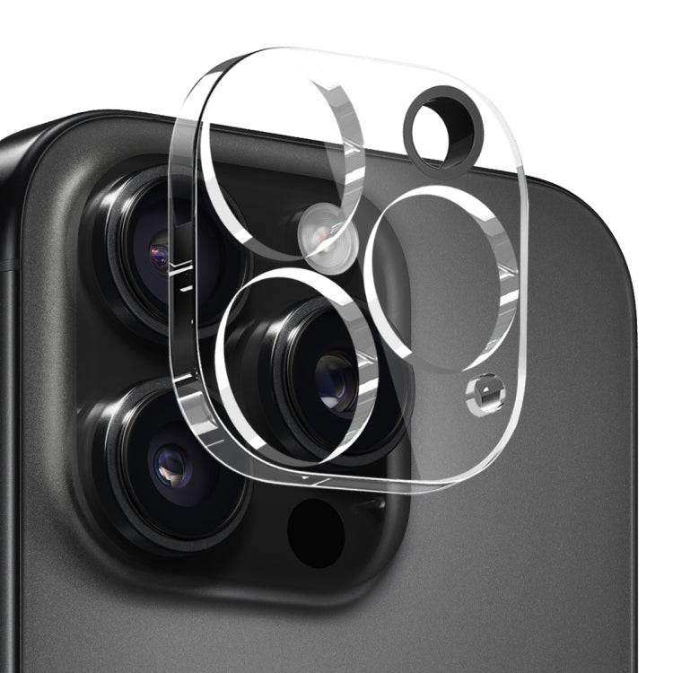 For iPhone 16 Pro Max NORTHJO 4 in 1 TPU Phone Case with Screen Film and Lens Film and Camera Control Button Cover(Clear) - free shipping - PMC Jewellery - Order now!