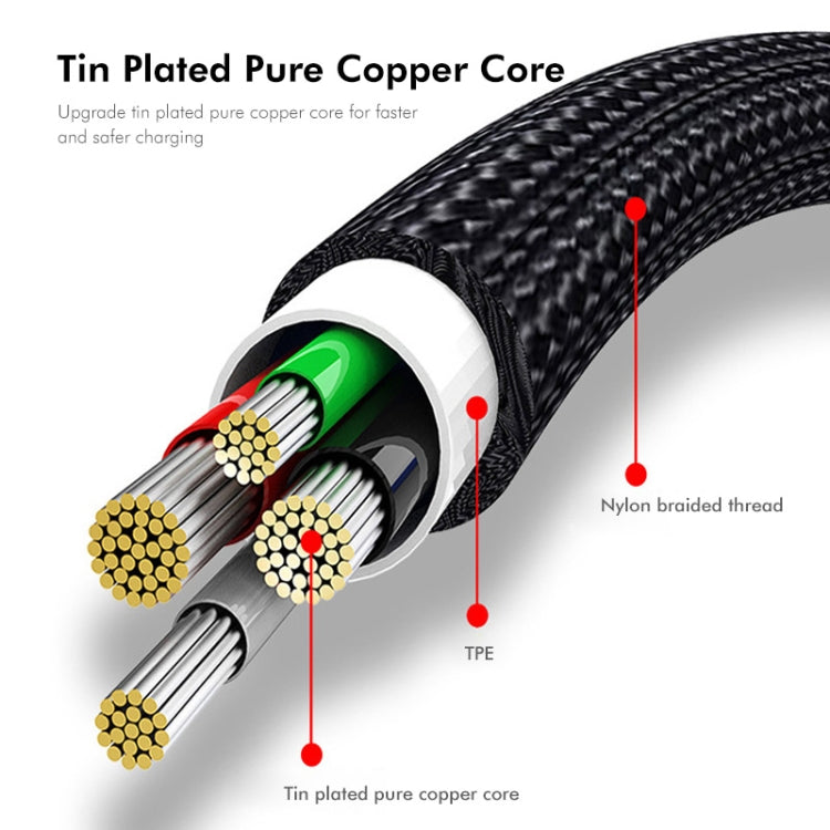 ENKAY ENK-CB172 USB 2.0 to 3 USB 2.0 OTG Splitter Y Cable Extension Cord, Length:0.5m - USB Cable by ENKAY | Online Shopping South Africa | PMC TechLife | Buy Now Pay Later Mobicred