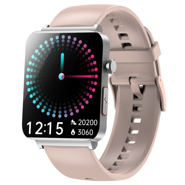 KS03 Pro 1.96 inch Color Screen Smart Watch, Support Bluetooth Call / Health Monitoring(Silver Pink) - free shipping - PMC TechLife - Order now!