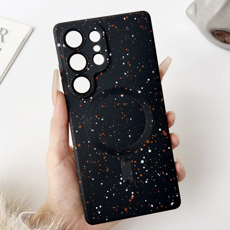 For Samsung Galaxy S25 Ultra 5G Starry Sky TPU Shockproof MagSafe Phone Case(Black) - Galaxy S25 Ultra 5G Cases by PMC Jewellery | Online Shopping South Africa | PMC Jewellery | Buy Now Pay Later Mobicred