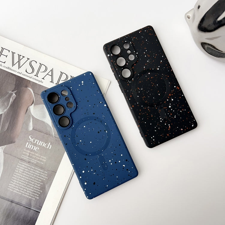 For Samsung Galaxy S25 Ultra 5G Starry Sky TPU Shockproof MagSafe Phone Case(Dark Blue) - Galaxy S25 Ultra 5G Cases by PMC Jewellery | Online Shopping South Africa | PMC Jewellery | Buy Now Pay Later Mobicred