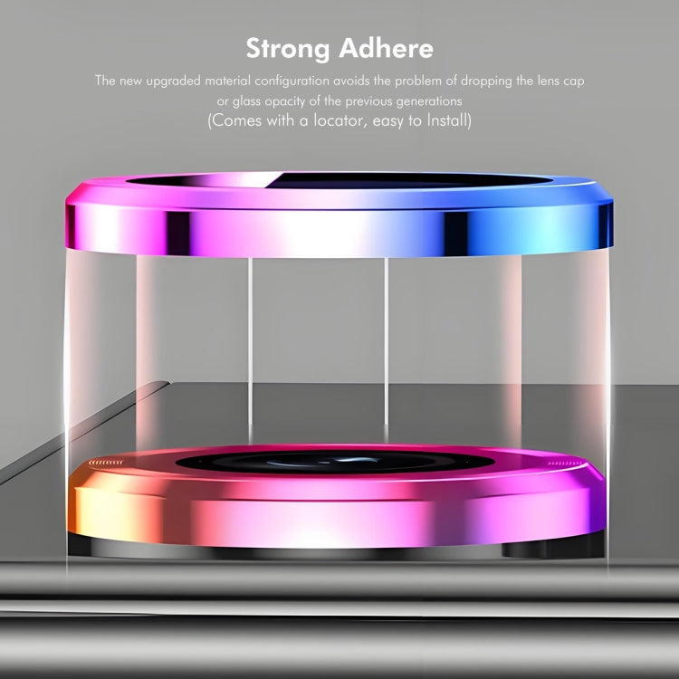 For iPhone 16e ENKAY 9H Rear Lens Aluminium Alloy Tempered Glass Film(Black) - iPhone 16e Tempered Glass by ENKAY | Online Shopping South Africa | PMC TechLife | Buy Now Pay Later Mobicred
