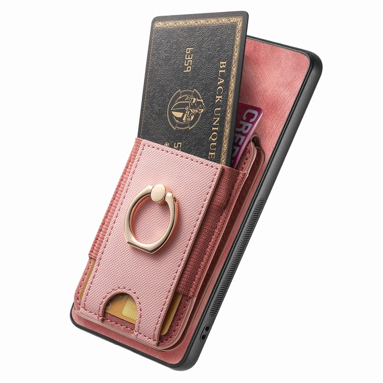 For Samsung Galaxy S25 Ultra 5G Retro Splitable Magnetic Stand Card Bag Leather Phone Case(Pink) - Galaxy S25 Ultra 5G Cases by PMC Jewellery | Online Shopping South Africa | PMC Jewellery | Buy Now Pay Later Mobicred