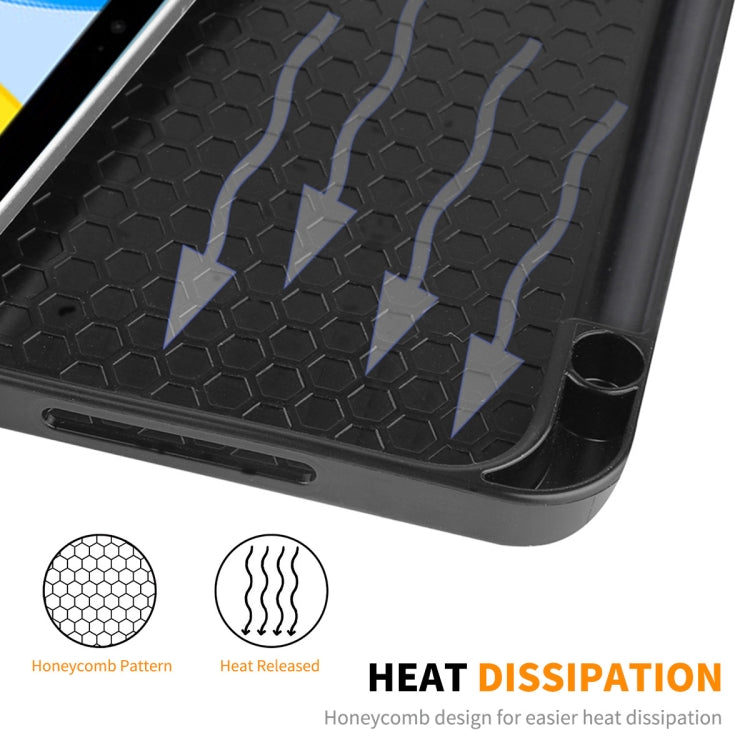 For Xiaomi Pad 7 / 7 Pro 11.2 ENKAY Tri-fold Custer Texture TPU Leather Smart Tablet Case with Pen Slot(Black) - free shipping - PMc TechLife - Order now!