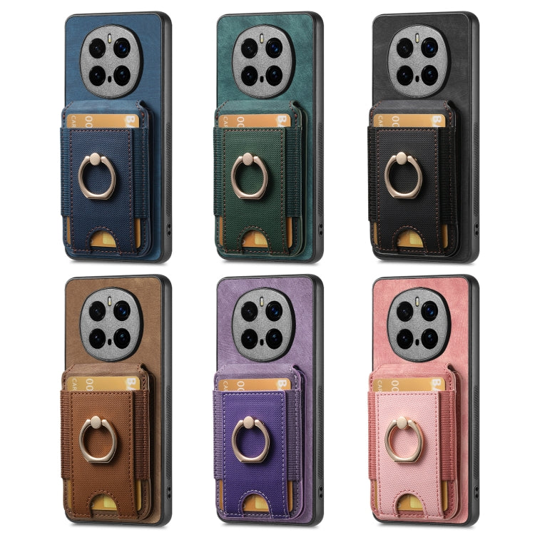 For Honor Magic7 Pro Retro Splitable Magnetic Stand Card Bag Leather Phone Case(Pink) - free shipping - PMC TechLife - Order now!