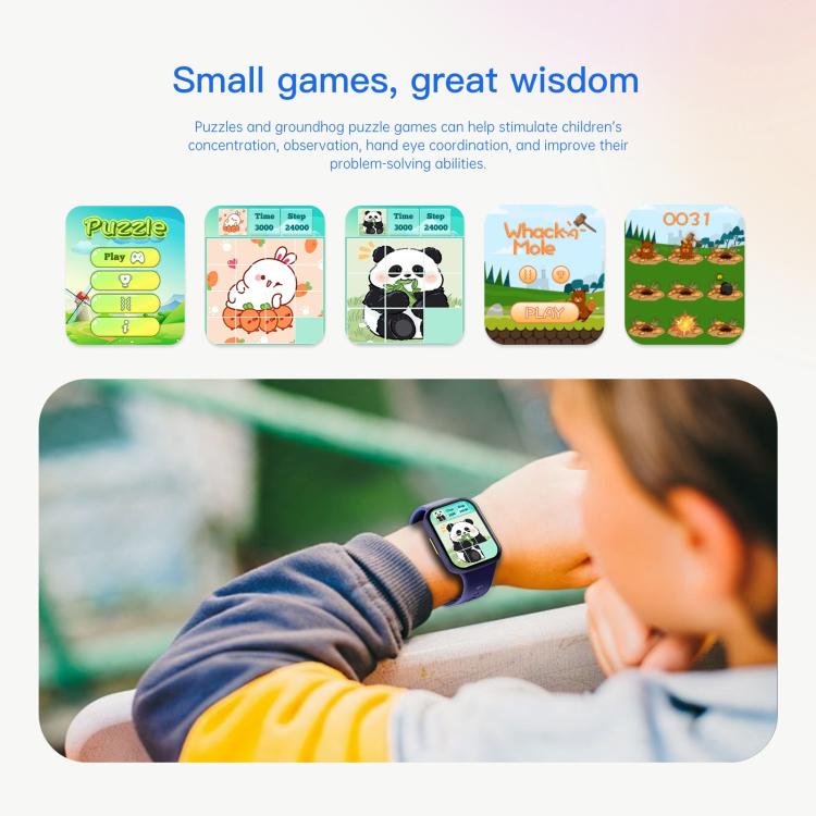Wish 6 1.69 inch TFT Color Screen IP68 Waterproof Children Companion Smart Watch(Pink) - Smart Watches by PMC TechLife | Online Shopping South Africa | PMC TechLife | Buy Now Pay Later Mobicred
