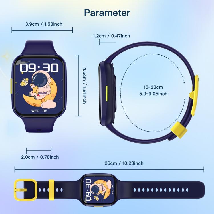 Wish 6 1.69 inch TFT Color Screen IP68 Waterproof Children Companion Smart Watch(Pink) - Smart Watches by PMC TechLife | Online Shopping South Africa | PMC TechLife | Buy Now Pay Later Mobicred
