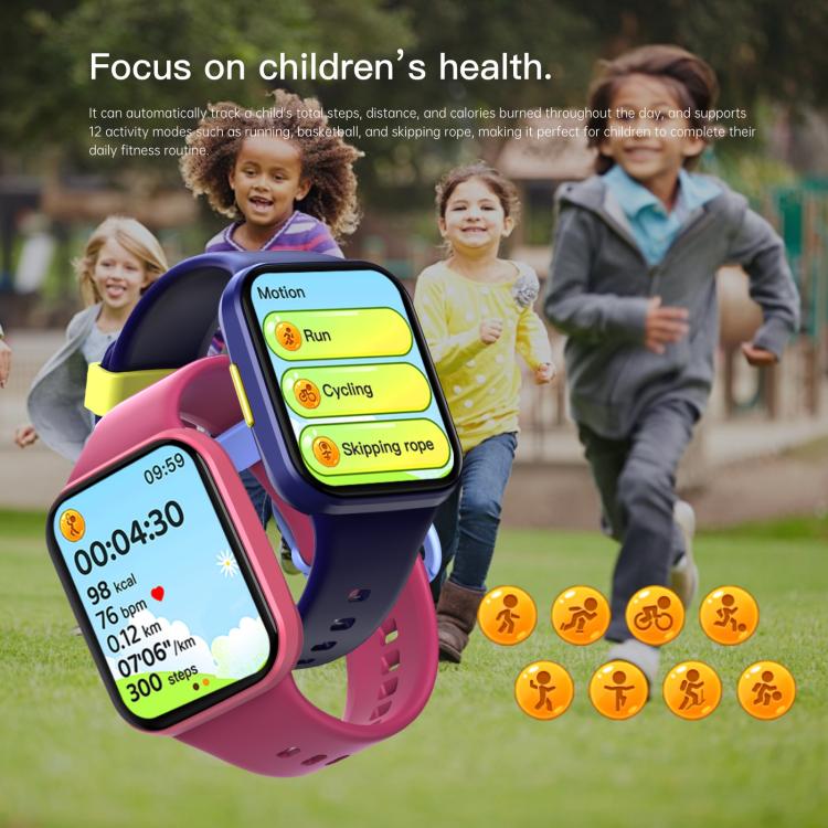 Wish 6 1.69 inch TFT Color Screen IP68 Waterproof Children Companion Smart Watch(Blue) - free shipping - PMC TechLife - Order now!