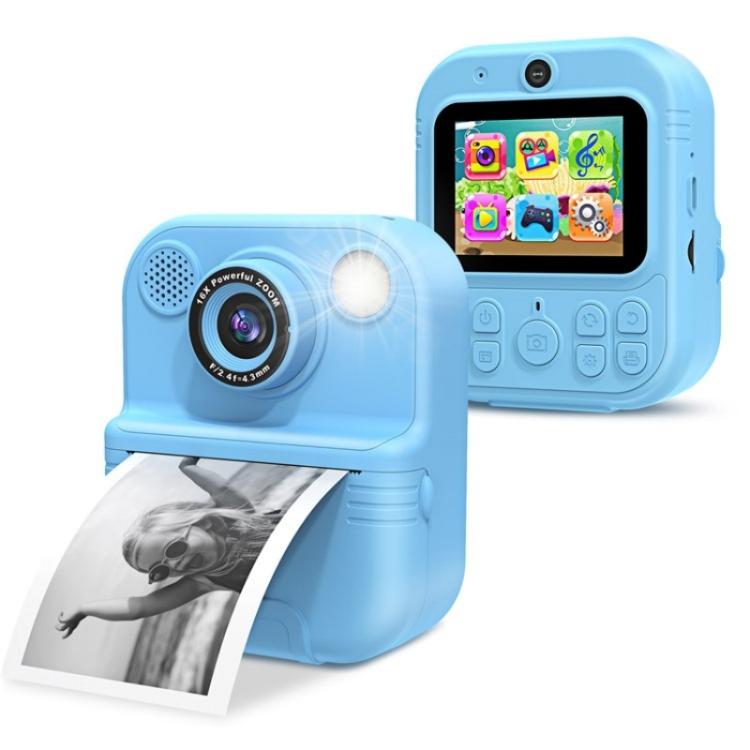 E8 2.4 Inch Screen Photo Printing Video Recorder Multifunctional Kids Dual Lens Camera(Blue) - Children Cameras by PMC TechLife | Online Shopping South Africa | PMC TechLife | Buy Now Pay Later Mobicred