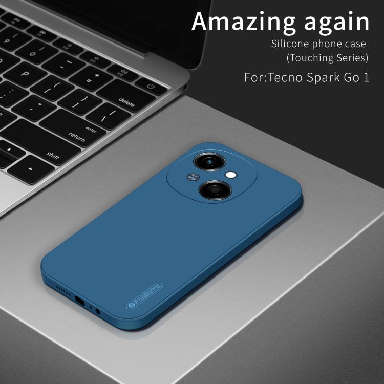 For Tecno Spark Go 2025 / Go 1 PINWUYO Sense Series Liquid Silicone TPU Phone Case(Green) - Tecno Cases by PINWUYO | Online Shopping South Africa | PMC TechLife | Buy Now Pay Later Mobicred