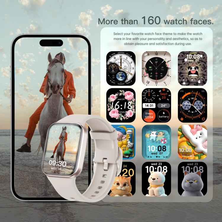 Q23 Pro 1.83 inch Color Screen IP68 Waterproof Bluetooth Call Smart Watch, Support Health Monitoring(Wine Red) - Smart Watches by PMC TechLife | Online Shopping South Africa | PMC TechLife | Buy Now Pay Later Mobicred