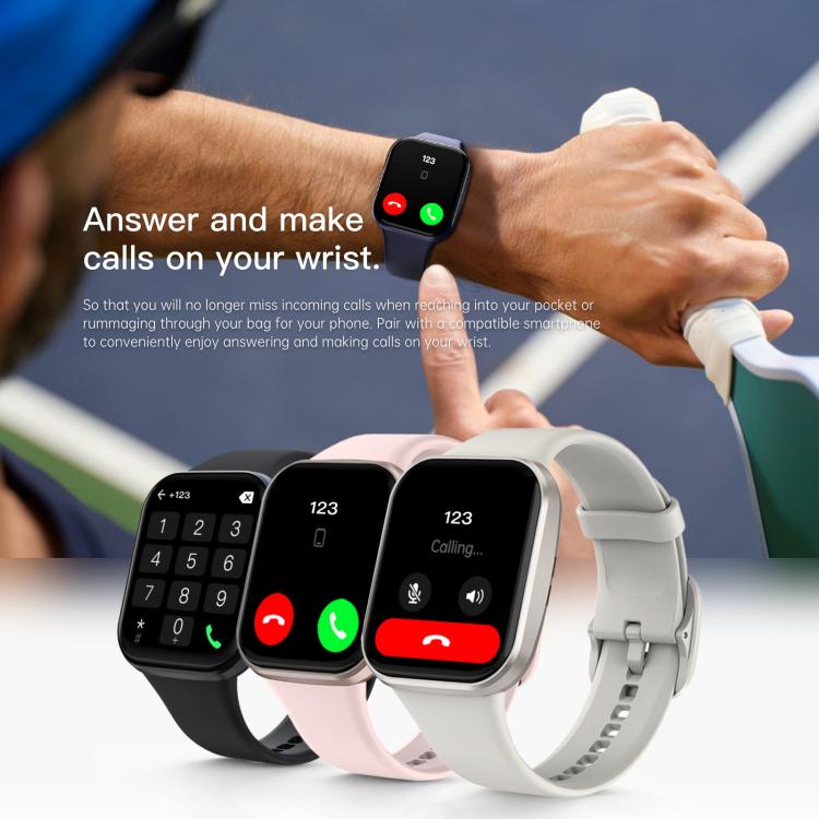 Q23 Pro 1.83 inch Color Screen IP68 Waterproof Bluetooth Call Smart Watch, Support Health Monitoring(Pink) - Smart Watches by PMC TechLife | Online Shopping South Africa | PMC TechLife | Buy Now Pay Later Mobicred