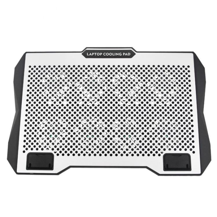 S608 RGB Light 8 Silent Fans Adjustable Height Stand Laptop Cooling Pad with Phone Holder - Cooling Pads by PMC TechLife | Online Shopping South Africa | PMC TechLife | Buy Now Pay Later Mobicred