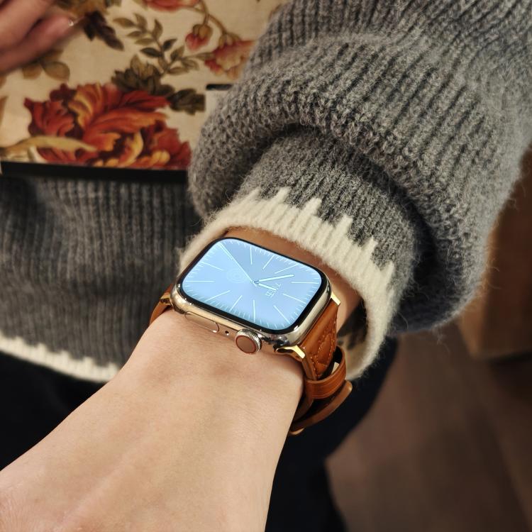 For Apple Watch 46mm / 49mm / 45mm / 44mm Heart-Shaped Embossed Leather Watch Band(Wine Red) - Watch Bands by PMC TechLife | Online Shopping South Africa | PMC TechLife | Buy Now Pay Later Mobicred